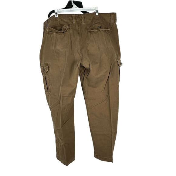 Iron Co Mens Cargo Pants With Multiple Pockets Brown Color Cotton Size 42/30 - Picture 7 of 8